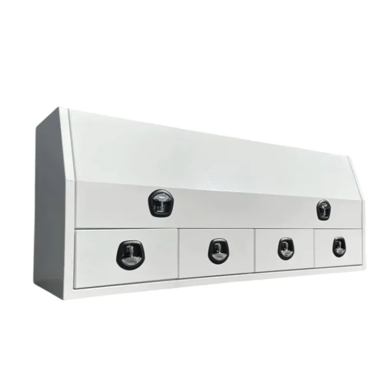 Werkzeugkasten mit seitlicher Öffnung aus Aluminium