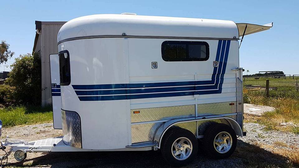 Standard-Typ-2-Pferde-Winkellast-Pferdeanhänger