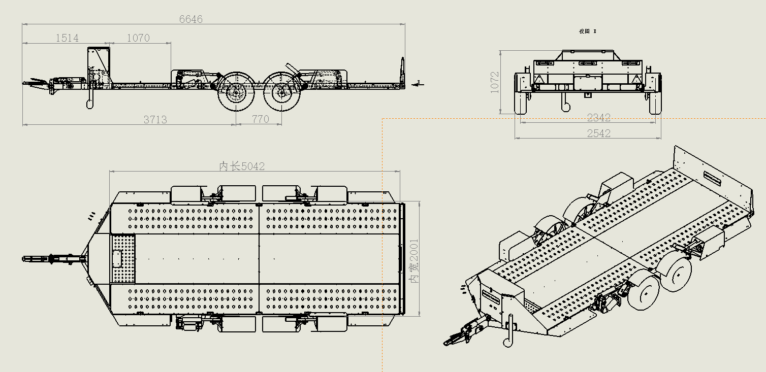 Drop-Deck-Anhänger Drop-Deck-Anhänger